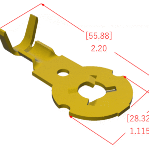 22058 BT203E-HB Brass Locking Ring