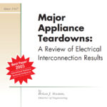White paper - major appliance teardown for electrical interconnections