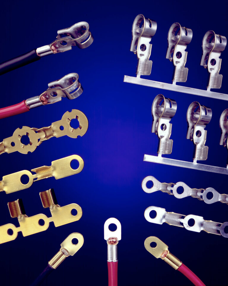 Battery Post Terminals Supplied as Strip Provide Strong Crimp ETCO