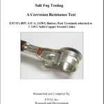 Battery terminal corrosion resistance testing white paper