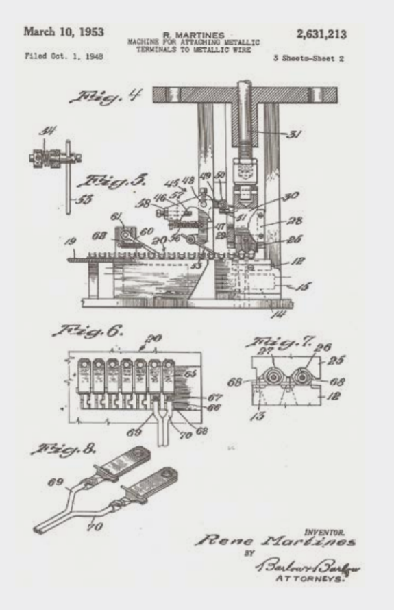 ETCO 1948 Patent Application Drawings - Electric Terminal Applicator Machine Page 2